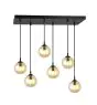 Emibig Pendel Lampe Cosmo Stål Sort | Egnet til 6x E14 - Max 10W