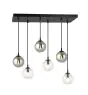 Emibig Pendel Lampe Cosmo Stål Sort | Egnet til 6x E14 - Max 10W