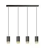 Emibig Pendel Lampe Fumiko Stål Sort | Egnet til 4x GU10 - Max 10W