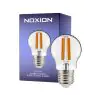 Noxion Lucent Lustre LED E27 Kugle filament klar 4.5W 470lm - 827 ekstra varm hvid | dæmpbar - erstatter 40W