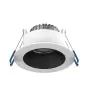 Noxion LED Spot Ares Dyb Hvid 6W 540lm 927-940 3CCT - med Indre Ring Sort | Udsnit 68mm