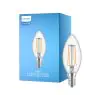 Philips Corepro LED Kerte E14 filament klar 4.3W 470lm - 827 ekstra varm hvid | erstatter 40W