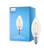 Philips Corepro LED Kerte E14 Snoet Kerte filament klar 2W 250lm - 827 ekstra varm hvid | erstatter 25W