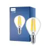 Philips Master Value LED Lustre E14 Kugle filament klar 3.4W 470lm - 927 ekstra varm hvid | bedste farvegengivelse - dæmpbar - erstatter 40W