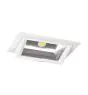 LED Downlight Wallwasher Wally Maxi Hvid 46W 6400lm 70x75D - 840 Kold Hvid - 238x145mm