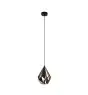 Eglo Pendel Lampe Carlton 1 Sort, Kobber | Egnet til E27