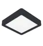 Eglo Loftlampe Fueva 6 Plast  Sort 7W 1100lm - 827-840-865 CCT