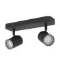 Eglo Loftlampe Consuma 1 Stål Sort | IP44 - Egnet til 2x GU10 
