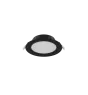 Noxion LED Downlight Hera Flad Forsænket Sort 9W 900lm 80D - 827-830-840 CCT | 132mm - Udsnit 120mm