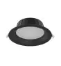 Noxion LED Downlight Hera Medium Forsænket Sort 15W 1500lm 80D - 827-830-840 CCT | 176mm - Udsnit 150mm