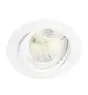 Any Lamp Forsænket Spot Rundt Vipbar Hvid | Udsnit 75mm - GU5.3 sokkel