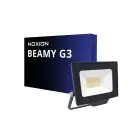 Noxion LED Projektør Beamy G3.1 Sort 20W 2200lm 100D - 840 Kold Hvid | IP65 - Symmetrisk 