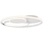 Brilliant Runda Loftlampe Metal Silicone Hvid 45W 5200lm - 830-865 CCT | 500mm - Fjernbetjening Dæmpbar