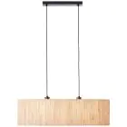 Brilliant Wimea Pendel Lampe Metal Sort Beige | Egnet til 2x E27