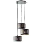 Brilliant Tyas Pendel Lampe Metal Sort Guld | 520mm - Egnet til 3x E27