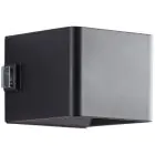 Brilliant Iseo Vægbelysning Plast  Sort 4W 300lm - 830 Varm Hvid | IP44 - Udendørs - Bevægelses- og Lyssensor - USB Genopladelig