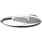 Brilliant Runda Loftlampe Metal Silicone Sort 45W 5200lm - 830-865 CCT | 500mm - Fjernbetjening Dæmpbar