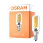 Osram LED Special E14 Tubular Pære T26 Filament Klar 4.9W 730lm - 827 Ekstra Varm Hvid | Erstatter 55W