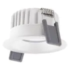 Ledvance LED spot Fix Aluminium Hvid 8W 640lm 36D - 927 ekstra varm hvid | Udsnit 68mm - IP44 - bedste farvegengivelse - dæmpbar