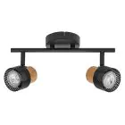 Ledvance LED Decor Spot Cork Stål Sort 6W 460lm - 827 Ekstra Varm Hvid | Dæmpbar