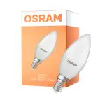 Osram Classic LED E14 Kerte Matt 7.5W 806lm - 827 Ekstra Varm Hvid | Erstatter 60W
