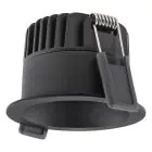 Ledvance LED spot Mørklight Aluminium sort 8W 640lm 36D - 927 ekstra varm hvid | Udsnit 68mm - IP44 - bedste farvegengivelse - dæmpbar