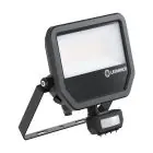 Ledvance LED Projektør Aluminium Sort 41W 6000lm 100D - 840 Kold Hvid | IP65 - Bevægelses- Og Lyssensor - Symmetrisk