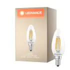 Ledvance Classic LED E14 Kerte Filament Klar 3.4W 470lm - 840 Kold Hvid| Erstatter 40W
