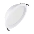 Ledvance LED Downlight Comfort Opal Aluminium Hvid 30W 3600lm 180D - 930-940 CCT | 215mm - Udsnit 200mm - IP44 - Bedste Farvegengivelse - Zigbee Dæmpbar 