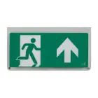 Ansell Dobbeltsidet Skilt Pil Op til LED Portal Bulkhead Nødskilt Harrier