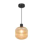 D'Lite Pendel Lampe Leffinge Rav Glas | Egnet Til 1x E27