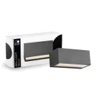 D'Lite Vægbelysning Bello Sort Up & Down 12W 850lm - 830 Varm Hvid| IP54