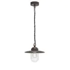 Nordlux Luxembourg Pendel Lampe Metal og Glas Rusten | IP33 - Egnet til E27