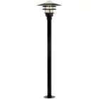 Nordlux Lønstrup 32 Piedestallampe Metal og Glas Sort | 320mm - IP44 - Egnet til E27