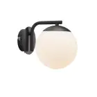 Nordlux Grant  Vægbelysning Glas Sort | Egnet til 1x E14