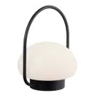 Nordlux Bordlampe Sponge Batteri Sort 4.8W 300lm - 827 Ekstra Varm Hvid | 3-Trin Dæmpbar