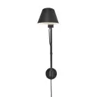 DFTP by Nordlux LED Vægbelysning Stay Aluminium Sort | Egnet til E27