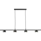 Nordlux Pendel lampe Rail Clyde 20W 827 350lm 120D sort - Metal | dæmpbar - ekstra varm hvid