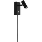 Nordlux Vægbelysning Omari 3.2W 827 320lm 41D sort - Metal | ekstra varm hvid
