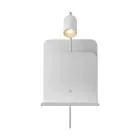 Nordlux Vægbelysning Roomi Metal Hvid | IP20 - Egnet til 1x GU10 - med USB