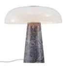 DFTP by Nordlux Bordlampe Glossy Marmor og Glas Grå | 320mm - Egnet til 1x E27