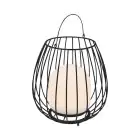 Nordlux Bordlampe Jim To-Go Portable Batteri Metal Sort 3W 300lm - 827 Ekstra Varm Hvid | 3-Trin Dæmpbar 