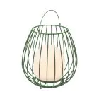 Nordlux Bordlampe Jim To-Go Portable Batteri Metal Grøn 3W 300lm - 827 Ekstra Varm Hvid | 3-Trin Dæmpbar 
