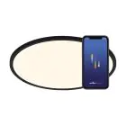 Nordlux Oja Smart 29 Loftlampe Metal Sort 15W 1600lm - 827-865 Justerbar Hvid | 294mm - Wifi og Blåtooth Dæmpbar