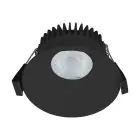 Nordlux Downlight Albric Aluminium Sort 8W 590lm 38D - 927 | 90mm - IP44 - Bedste Farvegengivelse - Dæmpbar