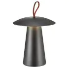 Nordlux Bordlampe Ara Batteri Aluminium Sort 2W 240lm - 830 Varm Hvid | Dæmpbar Touch