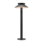 Nordlux Solar Piedestallampe Justina Metal Antracit 5W 400lm - 830 Varm Hvid | Bevægelses- og Lyssensor