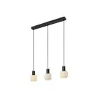 Nordlux Milford Mini 3-Rail Pendel Lampe Glas Sort | Egnet til 3x E14