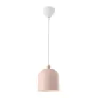 Nordlux Gaston Pendel Lampe Metal og Træ Pink | Egnet til E27