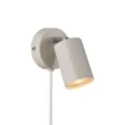 Nordlux Explore Vægbelysning Metal Beige | Egnet til GU10